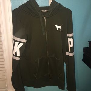 Army green pink sweatshirt